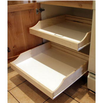 kitchen base cabinet pull-outs - kitchen cabinet shelving, storage