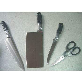 Stainless Steel Knife and Scissor Set