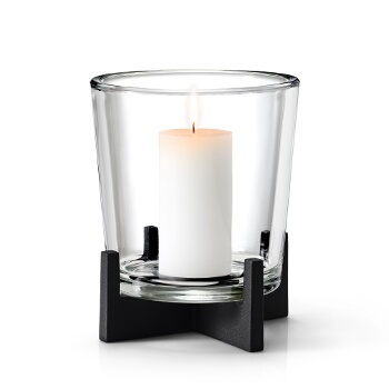 Pillar Candle Holder, Large w/ Candle (Not Included)