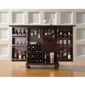 Crosley Furniture Cambridge Expandable Bar Cabinet