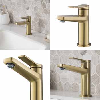 Brushed Gold - Faucet Views