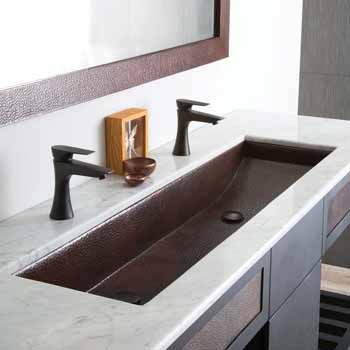 Trough 48 Round Bathroom Undermount Or Drop In Sink Measuring 48 W X 14 D X 6 H By Native Trails Kitchensource Com