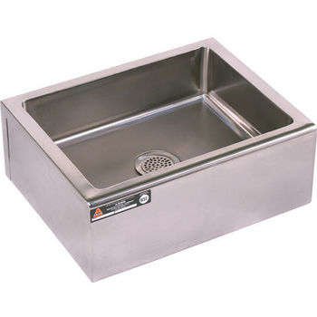Aero floor-mounted stainless steel mop sink