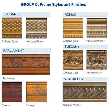 Afina Medicine Cabinet Wood Frame Styles Group D