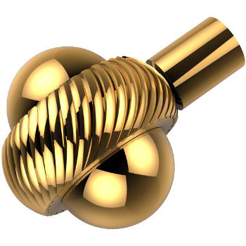 Twisted Polished Brass