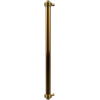 Groovy Style, Polished Brass Refrigerator Pull