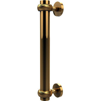Twisted Polished Brass Cabinet Pull