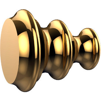 Allied Brass B-1-PB Designer Cabinet Knob Polished Brass