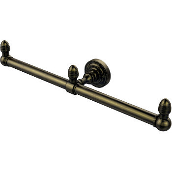 Two Arm, Antique Brass, Towel Holder