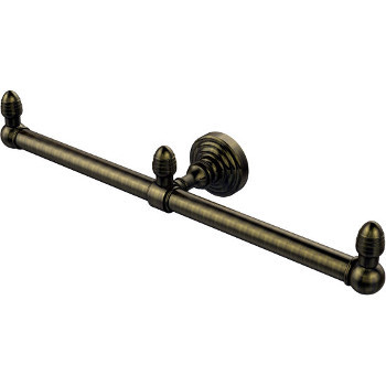 Allied Brass BPWP-HTB-2-SN Waverly Place Collection 2 Arm Guest Towel Holder Satin Nickel
