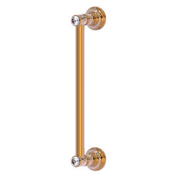 Allied Brass Carolina Crystal Collection 12'' Door Pull in Brushed Bronze