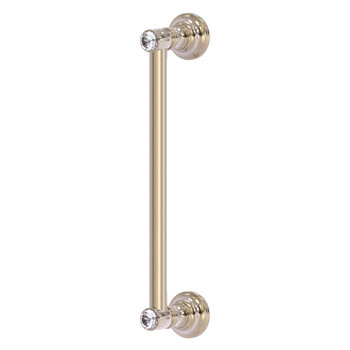 Allied Brass Carolina Crystal Collection 12'' Door Pull in Antique Pewter