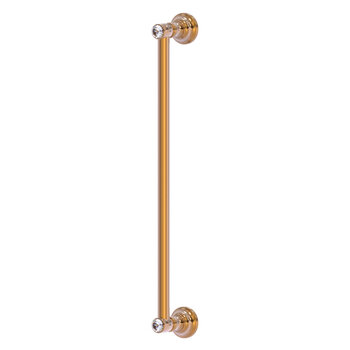 Allied Brass Carolina Crystal Collection 18'' Refrigerator Pull in Brushed Bronze