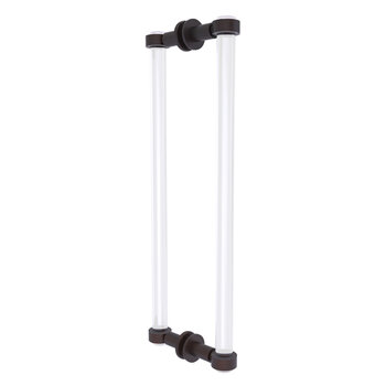 Allied Brass Clearview Collection 18'' Back to Back Shower Door Pull with Smooth Accents in Venetian Bronze