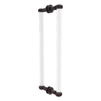 Allied Brass Clearview Collection 18'' Back to Back Shower Door Pull with Twisted Accents in Venetian Bronze