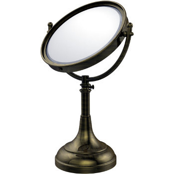 5x Magnification, Antique Brass Mirror