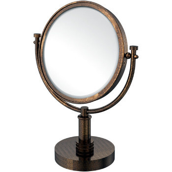 2x Magnification, Dotted Detail, Venetian Bronze Mirror
