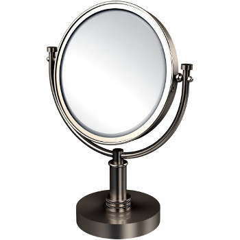 3x Magnification, Dotted Detail, Satin Nickel Mirror