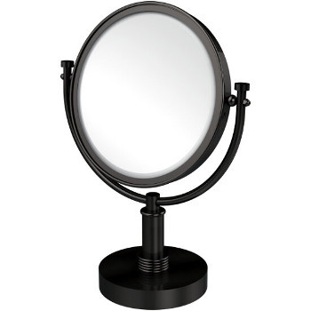 5x Magnification, Groovy Detail, Oil Rubbed Bronze Mirror