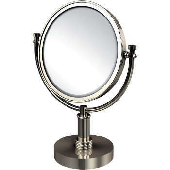 5x Magnification, Groovy Detail, Polished Nickel Mirror