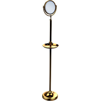 5x Magnification, Polished Brass Mirror