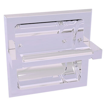 Allied Brass Montero Collection Recessed Toilet Paper Holder in Polished Chrome