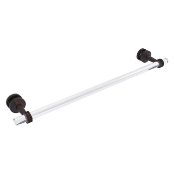 Allied Brass Pacific Beach Collection 24'' Shower Door Towel Bar with Dotted Accents in Venetian Bronze
