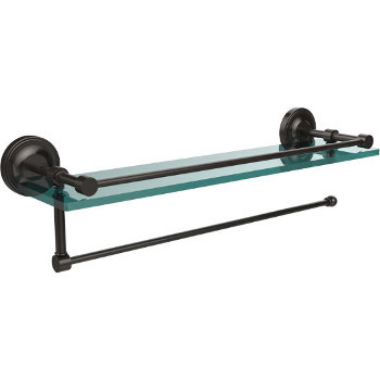 16'' Shelves with Oil Rubbed Bronze and Paper Towel Roll Holder