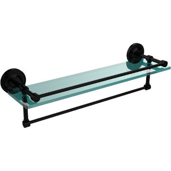 22'' Shelves with Oil Rubbed Bronze and Towel Bar