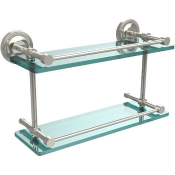 16'' Shelves with Polished Nickel 