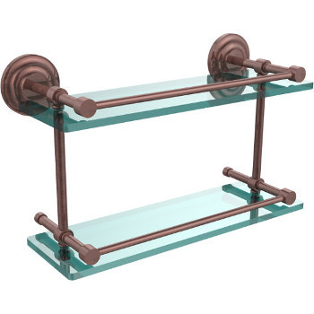 16'' Shelves with Antique Copper Hardware