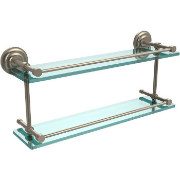 22'' Shelves with Pewter Hardware