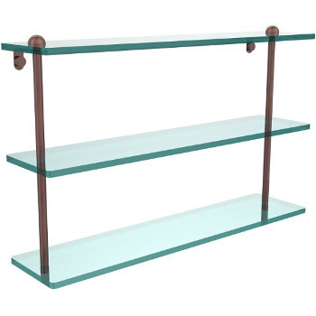 22'' Shelves with Antique Copper Hardware