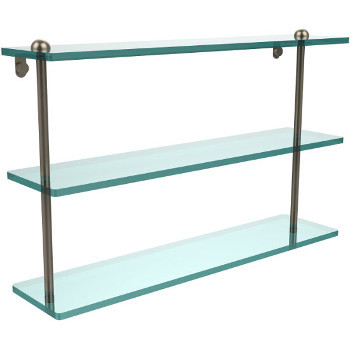 22'' Shelves with Pewter Hardware
