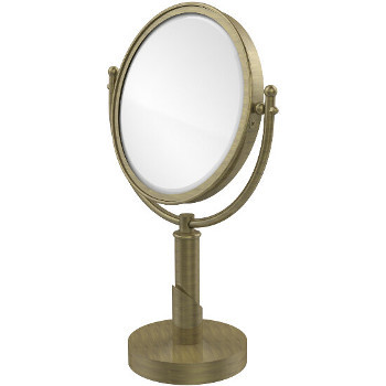 2x Magnification, Antique Brass Mirror