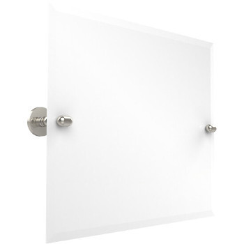 Landscape Mirror with Polished Nickel Hardware
