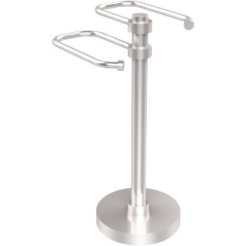 Satin Chrome Towel Holder with Smooth Detailing