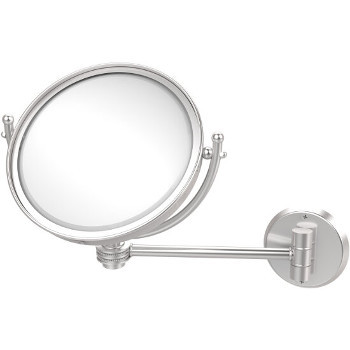 4x Magnification, Dotted Texture, Satin Chrome Mirror