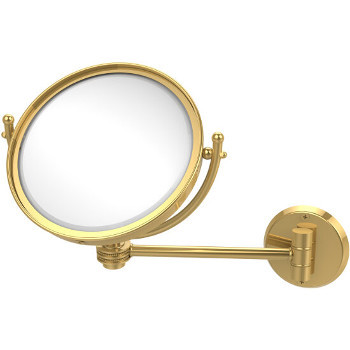 5x Magnification, Dotted Texture, Polished Brass Mirror