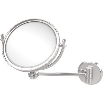 5x Magnification, Dotted Texture, Polished Chrome Mirror