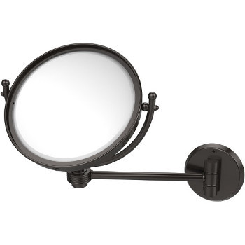 2x Magnification, Groovy Texture, Oil Rubbed Bronze Mirror