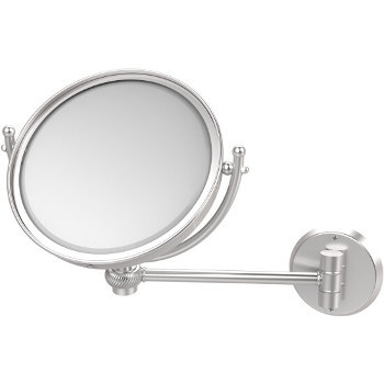 2x Magnification, Twisted Texture, Satin Chrome Mirror