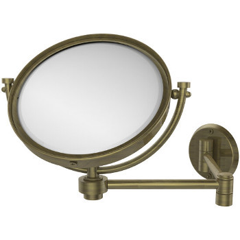 3x Magnification, Smooth Texture, Antique Brass Mirror
