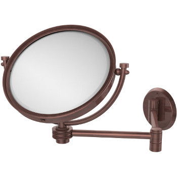 2x Magnification, Dotted Texture, Antique Copper Mirror