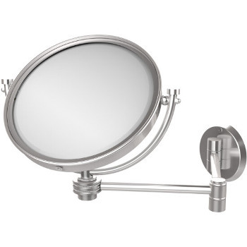 2x Magnification, Dotted Texture, Satin Chrome Mirror