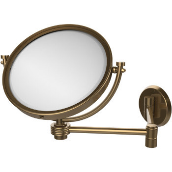2x Magnification, Groovy Texture, Brushed Bronze Mirror