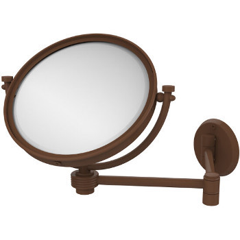 3x Magnification, Groovy Texture, Antique Bronze Mirror
