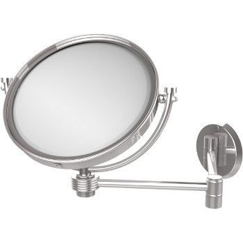 4x Magnification, Groovy Texture, Polished Chrome Mirror