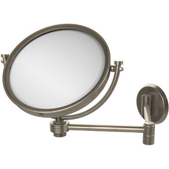 5x Magnification, Groovy Texture, Pewter Mirror