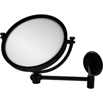 2x Magnification, Twisted Texture, Matte Black Mirror